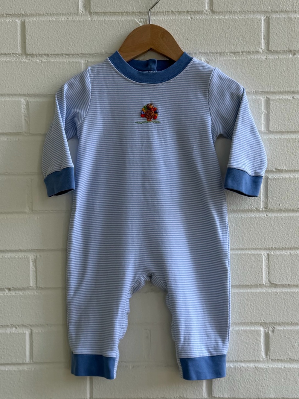 Petite Bebe - Fall Thanksgiving Turkey Romper